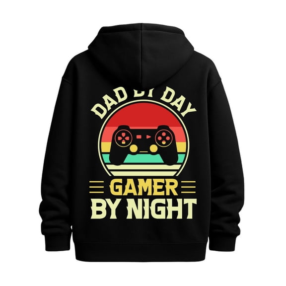 Gamer Dad Hoodie graphic hoodies funny humor men regular fit black hoodies for autumn and winter Clothing pullovers dames husband Unique Design Unisex Shirt Graphic tshirts