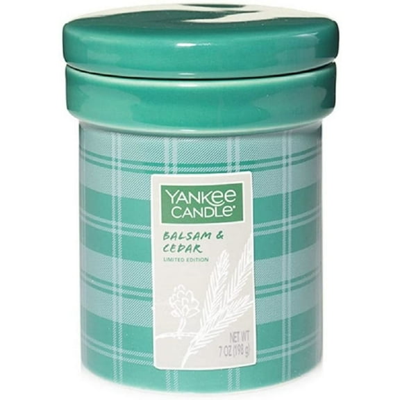 Yankee Candle Balsam & Cedar, Ceramic Crock Candle, 7 oz