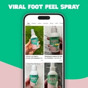 Freeman Flirty feet Coconut & Aloe Softening Peeling Foot Spray, 4 fl.oz./ 118 ml Bottle