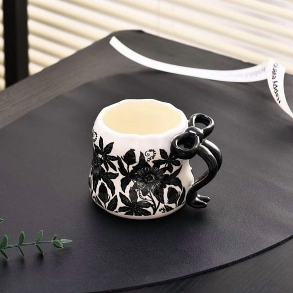 350ml Floral Design Ceramic Mug