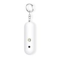 thumbnail image 3 of Alarma de seguridad Bolsillo LED Linterna Alerta de emergencia Botón de emergencia Travel Seniors Protección personal Dispositivo de ruido Funciona Blanco seitruly HA011597-02B, 3 of 7
