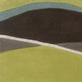 thumbnail image 2 of 27" X 45" Wool Lime/Mocha Area Rug, 2 of 3