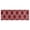 Burgundy and White, variant on Black White and Gray Checkerboard Pattern Kitchen Rug Mat,Kitchen Runner Rugs Non Skid Washable,Decorative Kitchen Floor Mats for Kitchen,Sink,Laundry,17"X47"
