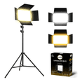 thumbnail image 1 of Panel LED Profesional para Fotografía y Video con Trípode, Control Remoto, 2 Baterías Recargables y Cargador, 1 of 12