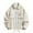 Beige, variant on Men's Cargo Jacket Streetwear Oversize Lightweight Button Up Coat for Spring Fall Season
