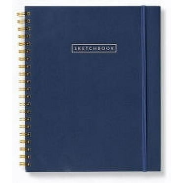 Drawing Sketchbook, 9" x 11", Spiral Bound, 160 Pages, 100gsm Acid-Free Paper