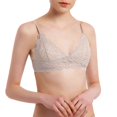 thumbnail image 1 of Gibobby Brasieres anchos de espalda Camiseta con aros ultraligeros One Smooth U para mujer Sujetador de encaje Tirantes convertibles(Beige,G), 1 of 5