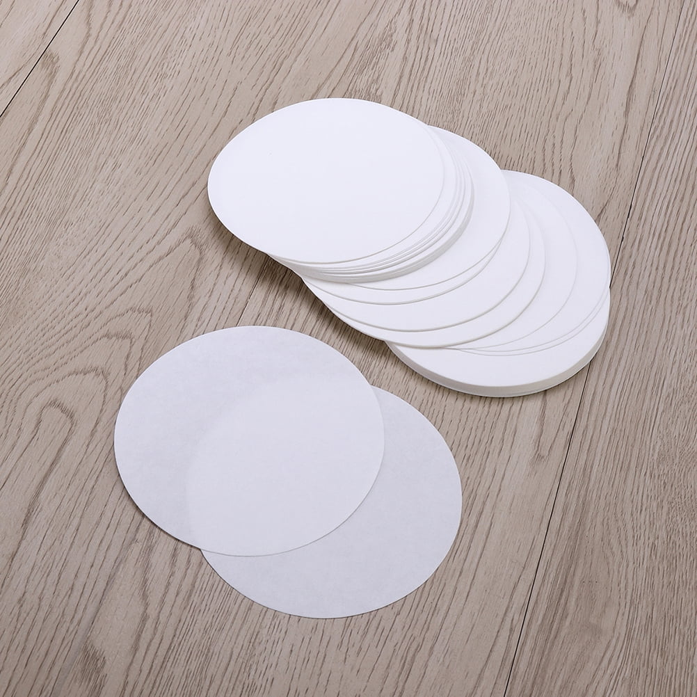 Lot De 100 Feuilles Filtrantes Rondes 11cm - Papier Filtre Débit Moyen Pour Café Et Laboratoire