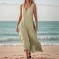 thumbnail image 4 of Quality Versatile Product Ideal For Everyday Use Durable And Performance For All Your Needs Beach Dresses for Women Long Maxi Ruffle Womens Dress in Dresses Knee Length Dresses for Women Womens, 4 of 7