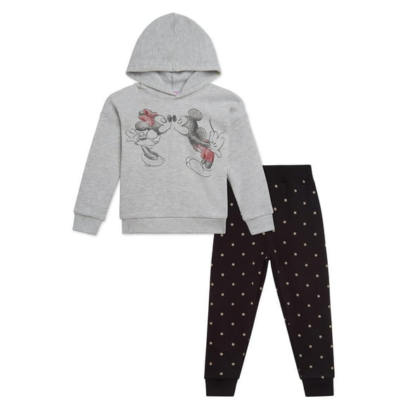 Forro polar Outfit Disney Mickey Mouse Minnie Mouse 2T para niñas