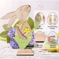 thumbnail image 5 of JHEHF Easter Day Table Decorations Sign 8.2 Inch Rabbit Wooden Tiered Tray Mantle Tables Centerpieces Ornaments Decor Party Collection Birthday Gift, 5 of 9