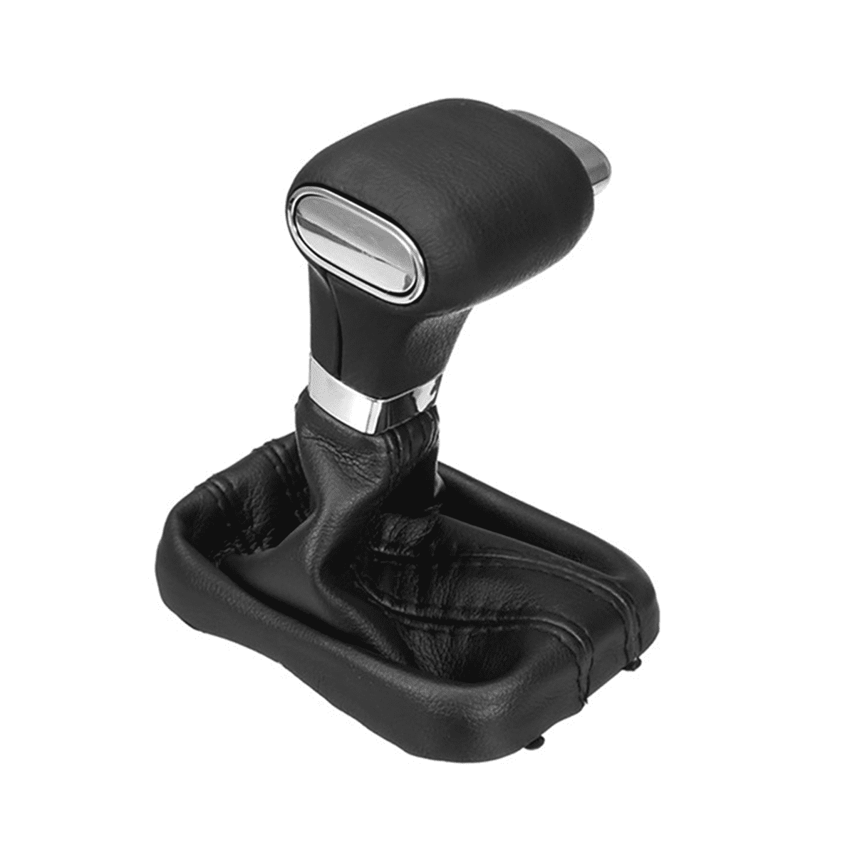 Car Automatic Gear Stick Shift Knob With Leather Cover For VW Tiguan MK5 2006-2011 Shifting Knob