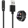 thumbnail image 1 of ccwonima [2 Pack] for Semloo 705D-1 Smart Watch Charger, Magnetic Replacement Charging Cable Compatible with Semloo 705D-1 Kids Smart Watch(Black), 1 of 1