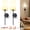 Black, variant on Battery Operated Wall Sconces Set of 2, 15 RGB Color Fabric Shade Wall Light with Remote Control And Dimmable USB Rechargeable Light Bulb, Indoor Wall Lamp for Bedroom Living Room