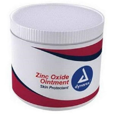 5 Pack Dynarex Zinc Oxide Ointment Skin Protectant No. 1192 15 Oz