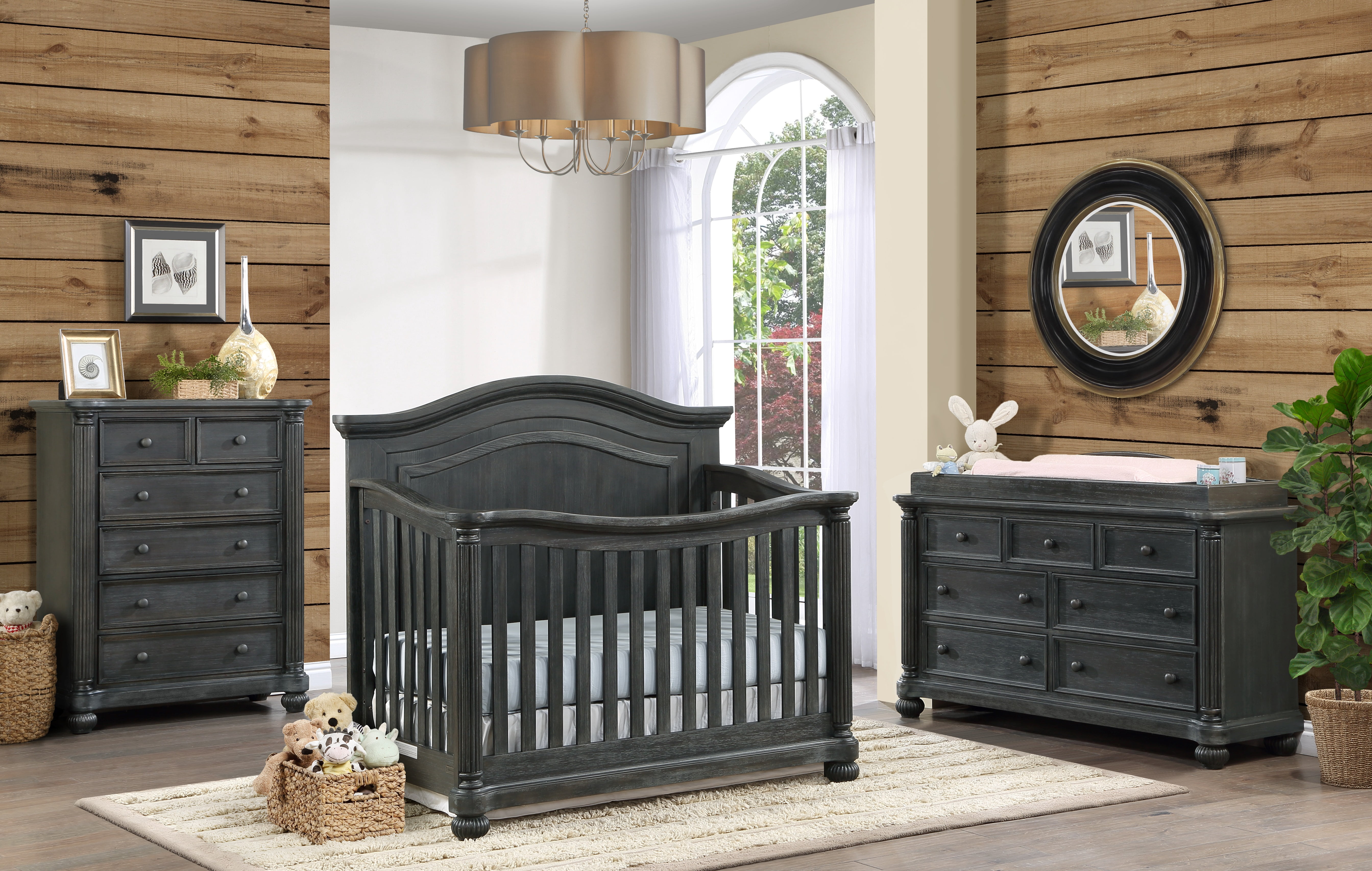 Kingsley Charleston 7 Drawer Dresser in Weathered Woodland