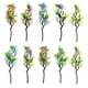 thumbnail image 5 of Decoración de Pascua, huevos, árbol, ramas de plantas artificiales, huevos de pájaro pintados, hojas verdes, adornos de ramos de simulación, 5 of 5