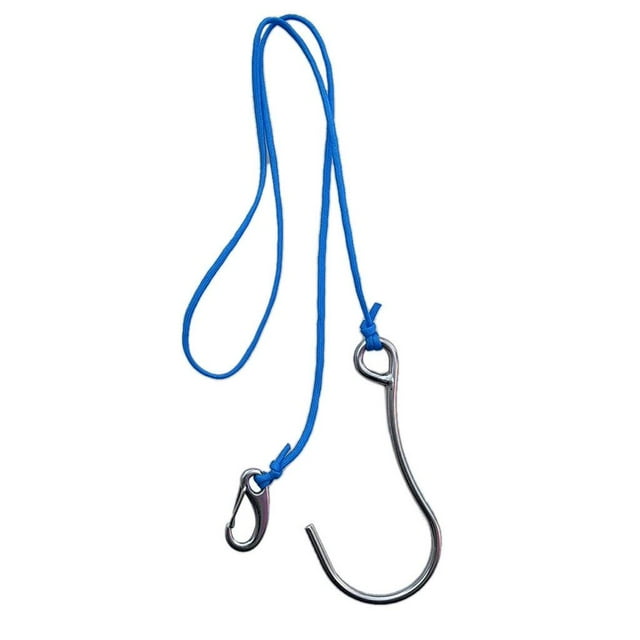 S SERENABLE Corde de Plongée en Acier Inoxydable 316 Premium Bleu