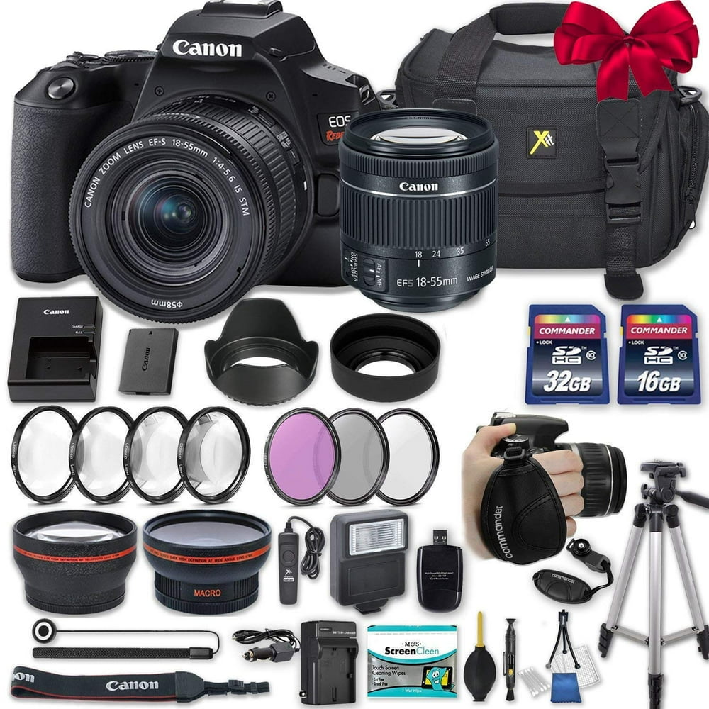 Canon EOS Rebel SL3 DSLR Camera with EFS 1855mm f/45.6 is STM Lens