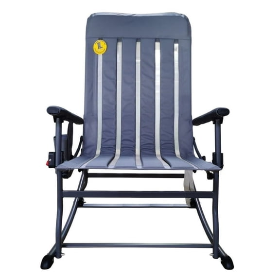 Member’s Mark Portable Folding Rocking Chair Color: Grey Flannel