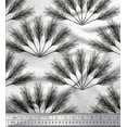thumbnail image 1 of Soimoi Gray Cotton Cambric Fabric Pine Leaves Decor Fabric Printed Yard 56 Inch Wide, 1 of 3