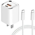 thumbnail image 1 of axGear 30W USB-C USB Type C Fast Charger Wall Plug PD QC 3.0 Adapter Quick Charging 2 Port, 1 of 3