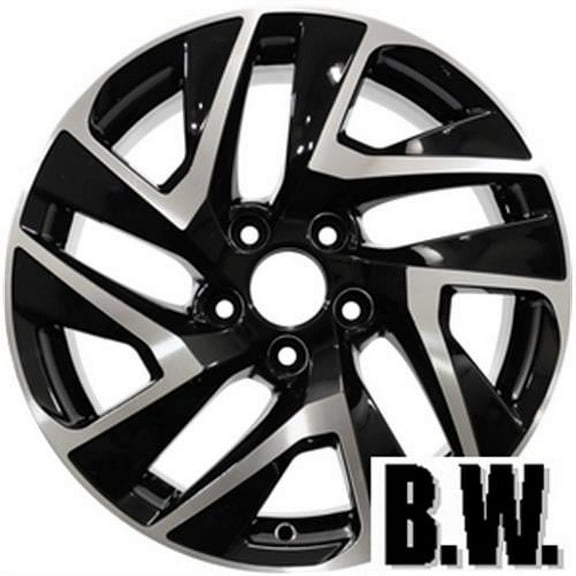 17x7 in Wheel for Honda CR-V 2016-2016 BLACK Reconditioned Aluminum Rim