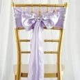 thumbnail image 4 of Efavormart 25pcs Lavender SATIN Chair Sashes Tie Bows for Wedding Events Decor Chair Bow Sash Party Decoration Supplies  6 x106", 4 of 4