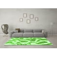 thumbnail image 3 of Ahgly Company Indoor Rectangle Abstract Green Modern Area Rugs, 8' x 12', 3 of 4