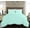 Aqua Blue, variant on DNG Creations 5 Piece Ruched Pattern Duvet Cover 100% Egyptian Cotton, 800 TC- With Zipper Closure & Corner Ties ( Solid Orange - Twin/Twin XL )