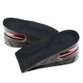 thumbnail image 1 of Unisex Adjustable 2 layers Height Increase Insole Heel Inserts Invisible Shoe Lifts Heel Half Insoles Shoe Elevator Inserts (Black), 1 of 6