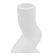thumbnail image 4 of Porta Vela Mainstays de Cerámica con Diseño de Zig zag Blanco, 4 of 4
