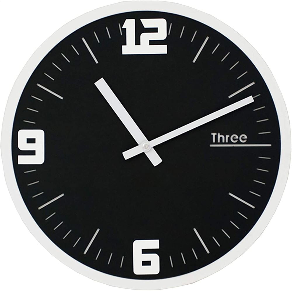 Modern Minimalist Bold Collection Silent Wall Clock