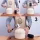 thumbnail image 3 of Juego de 2 piezas de herramientas para abrir cocos para cocos jóvenes - Herramienta para abrir cocos súper segura y fácil de usar - Juego de abridores de cocos de acero inoxidable apto para alimentos con martillo Rojo Verde, 3 of 5