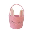 thumbnail image 2 of Dianli Easter Storage Handwoven Rabbits Shaped Basket With Handles Multifunctional Decorative Storage for Toys Snacks Fruit Tabletop Decor, 2 of 6