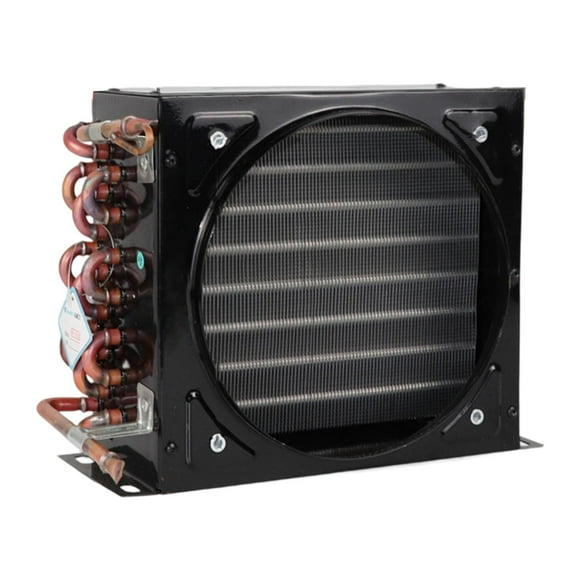 Refrigerador sin carcasa, condensador, refrigeración, serpentín de enfriamiento, compresores compactos, tubo de cobre, sistema de enfriamiento DIY, intercambiador de calor 30 cm x 235 cm x 12 cm