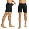 thumbnail image 7 of LANBAOSI 3 Pack Mens Performance Compression Shorts Spandex Running Underwear for Men Athletic Shorts Biking Running, L, 7 of 7