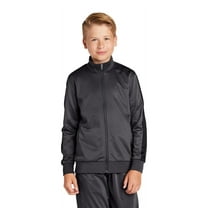 Sport-Tek YST94 Youth Full-Zip Tricot Track Jacket , Coats & Jackets
