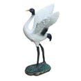 thumbnail image 2 of Estatua de jardín DYNWAVEMX grulla Pintada a mano 18 cm estatua de la grulla, 2 of 8