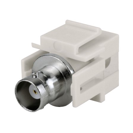 Construct Pro™ BNC-Female To BNC-Female Keystone Jack-Pass Through Cable Connector (Light Almond) Manufactured by Skywalker