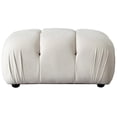 thumbnail image 3 of Paloma Rectangle Ottoman in Light Cream Velvet by Diamond Sofa, 3 of 4