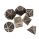 thumbnail image 3 of de dados de aleación de múltiples caras de 8 piezas con portavasos de material cuero para Hugo Dados de juego poliédricos, 3 of 10