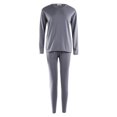 thumbnail image 3 of Thermal Underwear for Men Solid Fleece Lined Base Layer Set for Cold Weather, 3 of 7