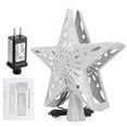 thumbnail image 1 of Décoration Décorative LED Arbre de Noël Lampe de Projection Flocon de Neige Rotatif US 120V Argent, 1 of 8