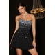 thumbnail image 3 of Minivestido Bellabarnetten Mavis sin tirantes con diamantes, 3 of 9