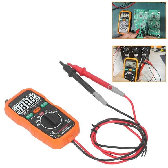 Automotive Ohm Voltage Tester, Wide Application Integrated Soft Rubber Sheath Handheld Voltage Multimeter For Circuit Overhaul