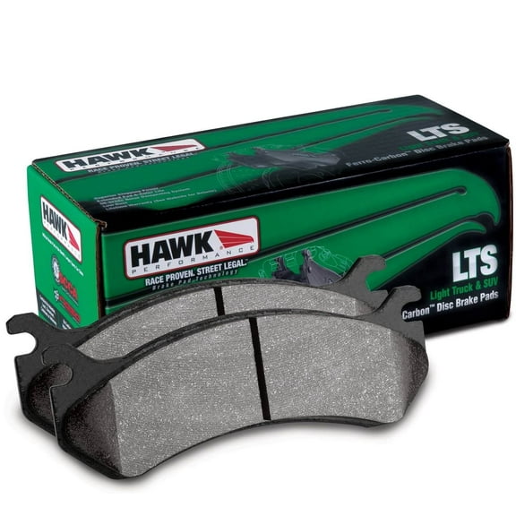 Hawk Performance HB322Y.717 Brake Pads - LTS Compound - Front - Set of 4 Fits select: 1999-2010 CHEVROLET SILVERADO, 2001-2010 GMC SIERRA