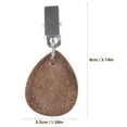 thumbnail image 5 of 4Pcs Tablecloth Weights Picnic Table Clips Decorative Dining Table Weight with Clamps, 5 of 6