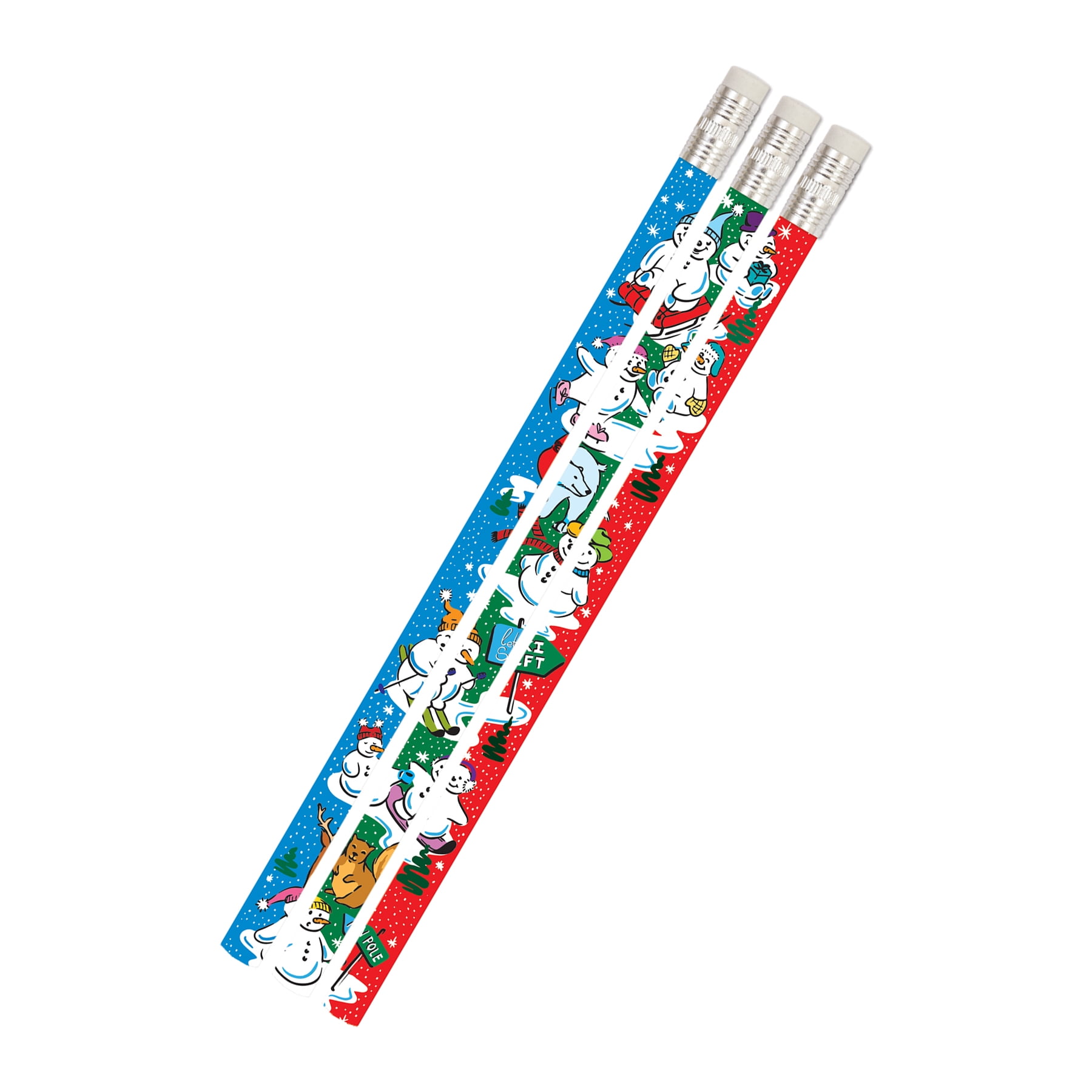 Musgrave Pencil Company Snowman Country Pencil, 12 Per Pack, 12 Packs