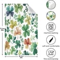 thumbnail image 3 of Coolnut St. Patrick's Day Green Clover Kitchen Dish Towel Set,Drying Kitchen Towels Tea Towels Gift Set for Drying Cleaning Cooking Baking 1Pcs Wash cloth, 3 of 7